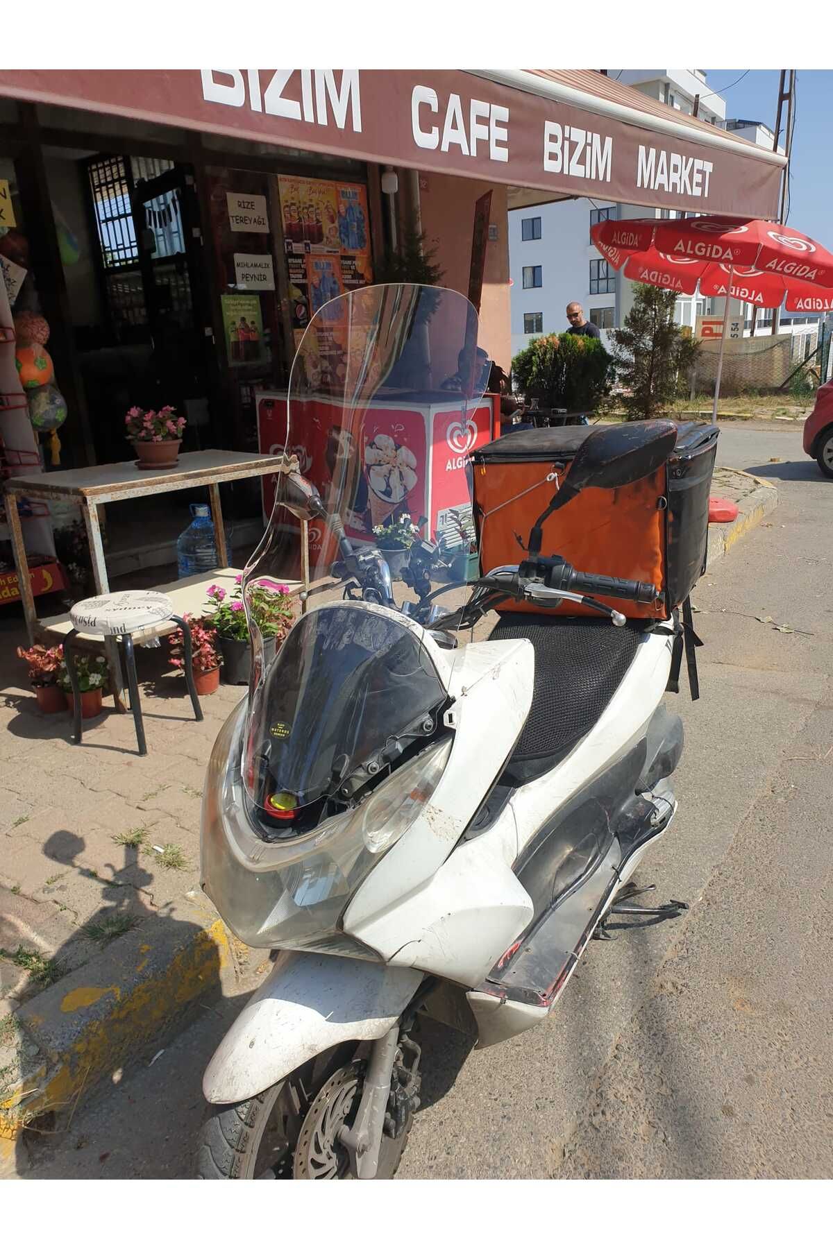 Honda Pcx Siperlik Ön Cam 2011 2013 Model 83cm Şeffaf Renkli 4mm UZUN CAM