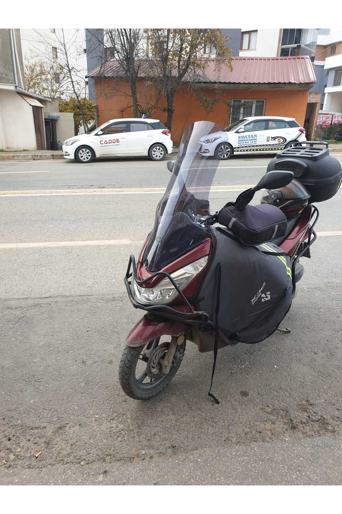 Honda Pcx Siperlik Ön Cam 2014 2017 Model 83cm Füme Renkli 4mm UZUN CAM