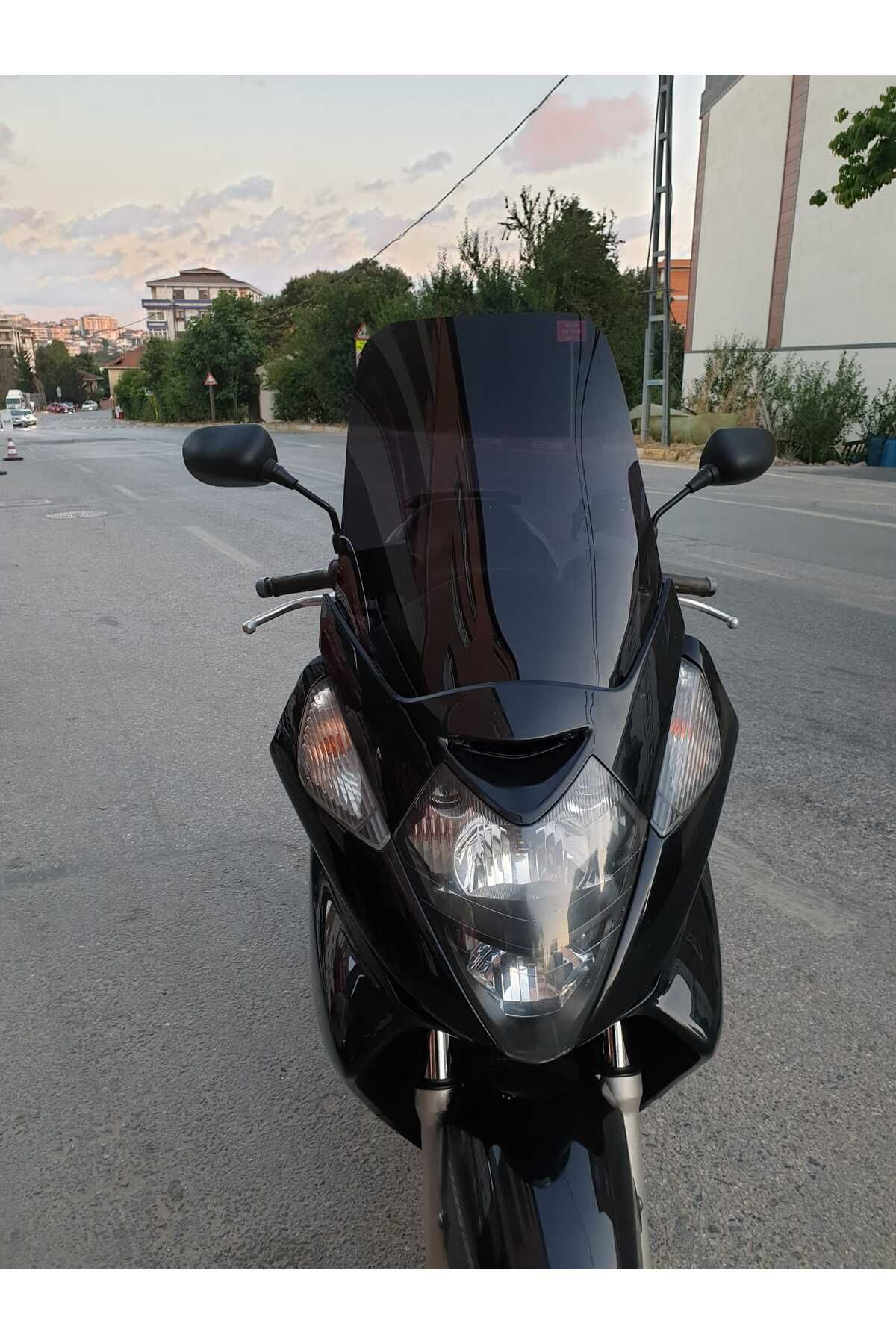 Honda Silverwing FJS 600 Siperlik Ön Cam 2004 2009 Model 52cm Siyah Renkli 4mm