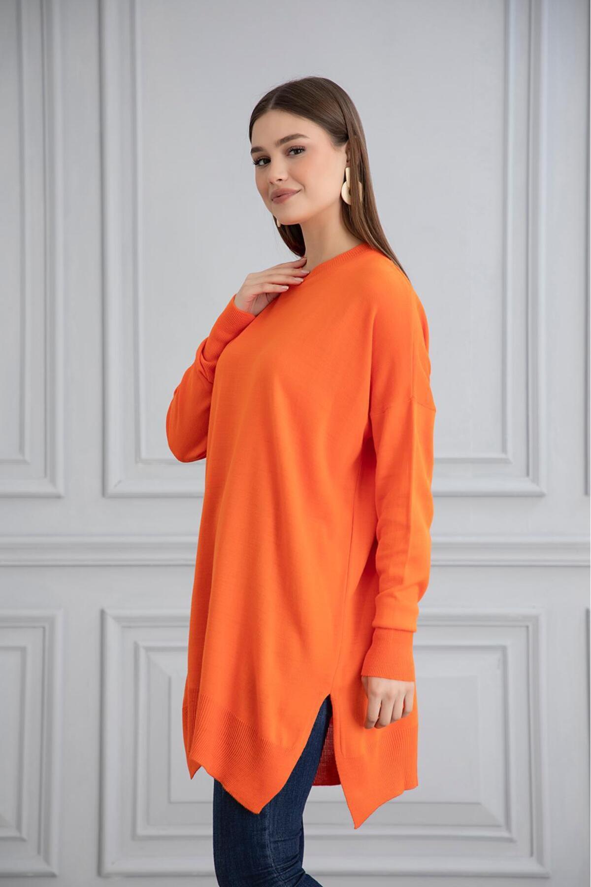 Gülce moda-Thin Mercerize Oversize Salaş Trico Tunic 4