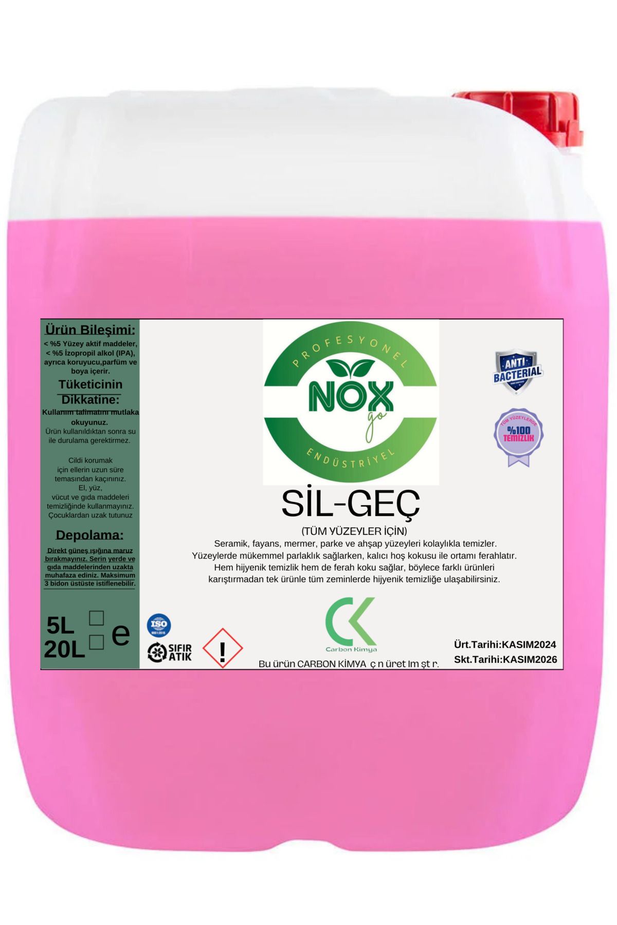 NOX GO SİL-GEÇ ( Cam ve Toz) 20LT