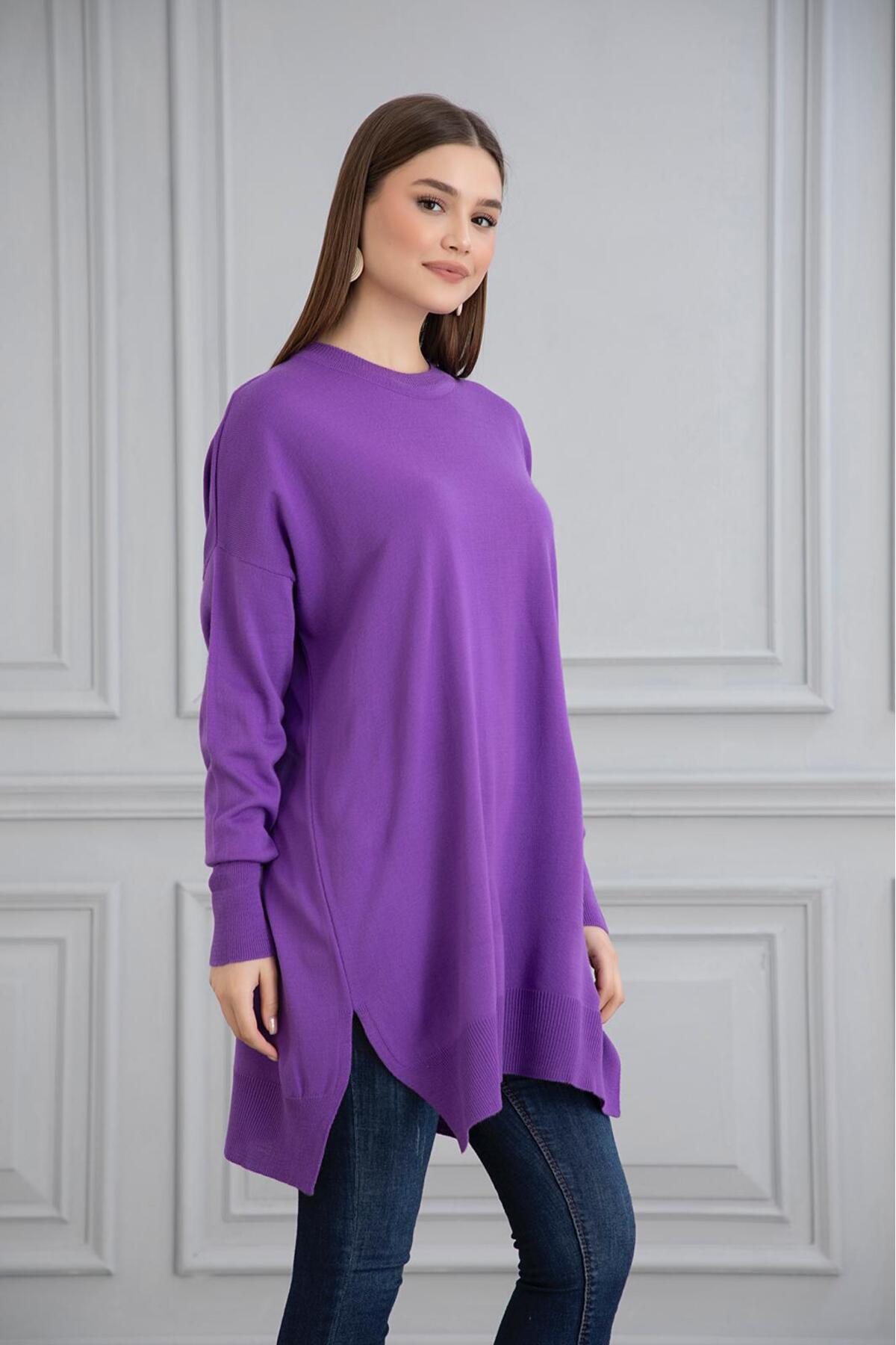 Gülce moda-Thin Mercerize Oversize Salaş Trico Tunic 3