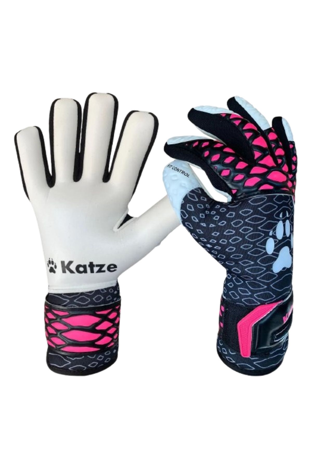 SPORIO-Blue White Prime Goalkeeper Gloves - Professional 3