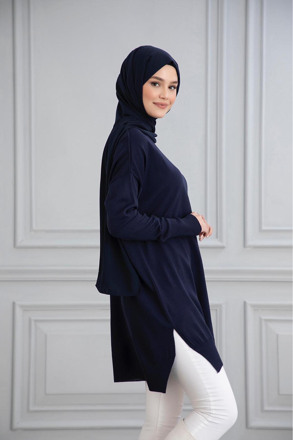 Gülce moda-Thin Mercerize Oversize Salaş Trico Tunic 2