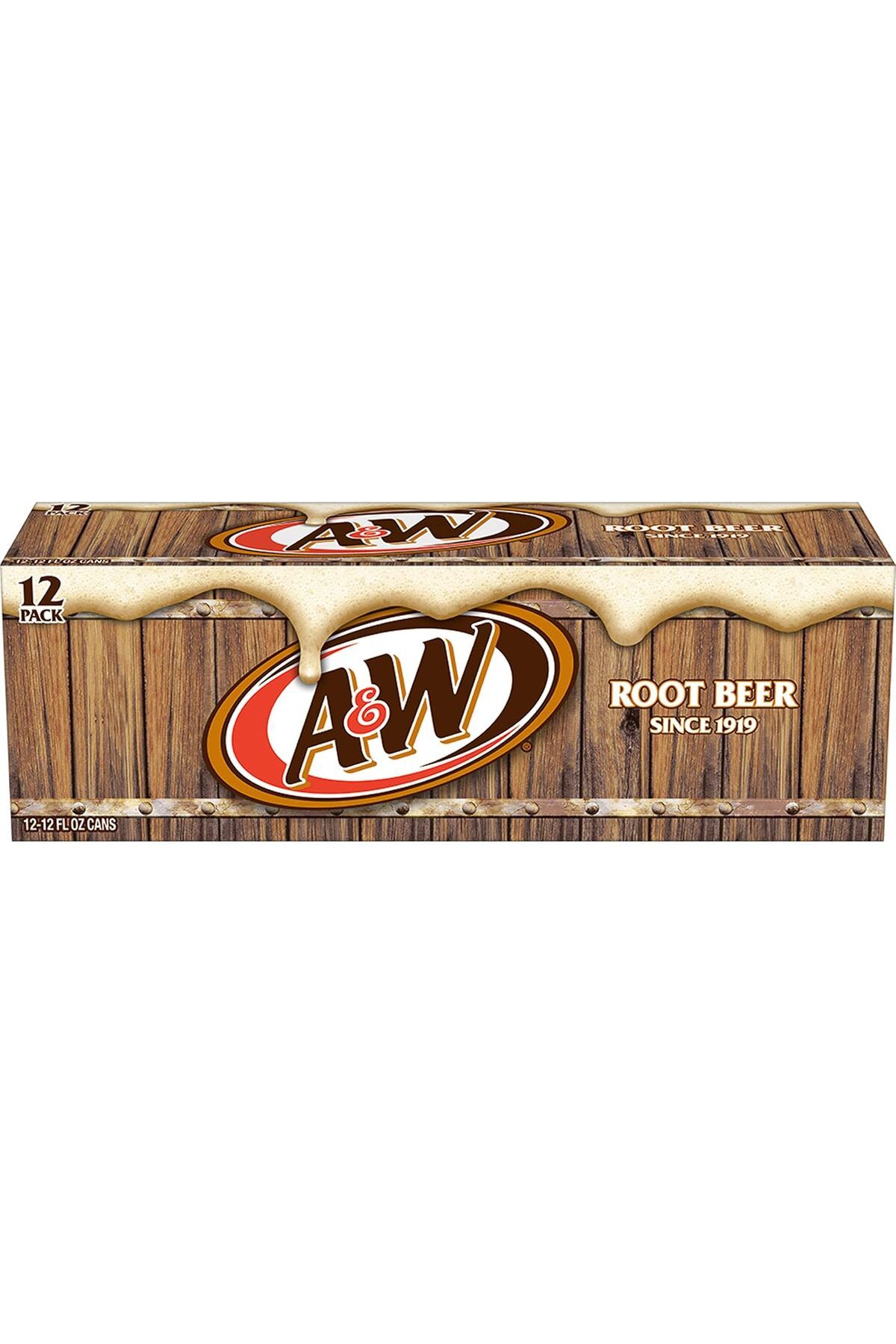 A&W Root Beer Soda 12 Adet