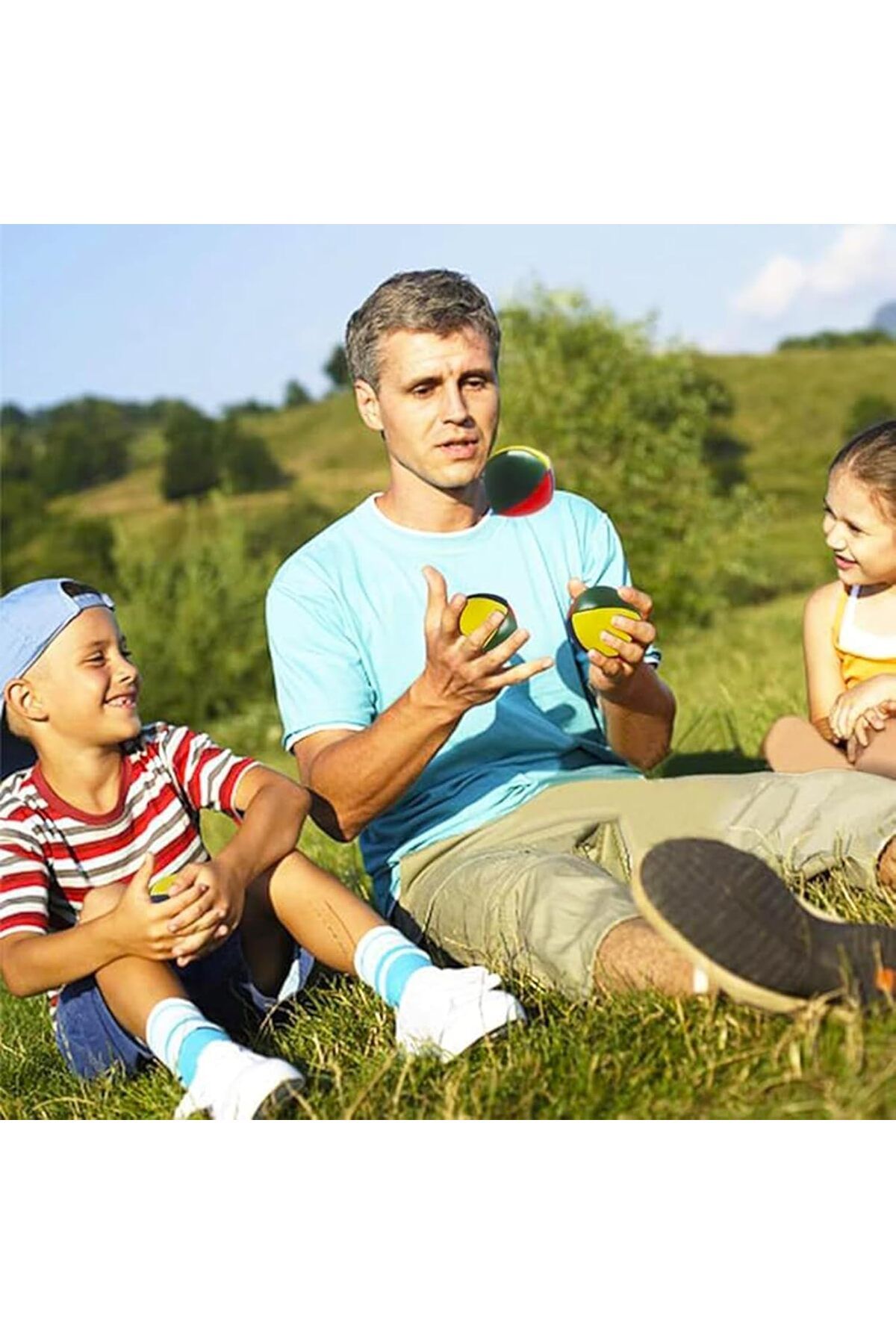 Arabest-6PCS Juggling Balls Set, Quality Mini Juggling Balls, Soft Easy Juggle Balls 1