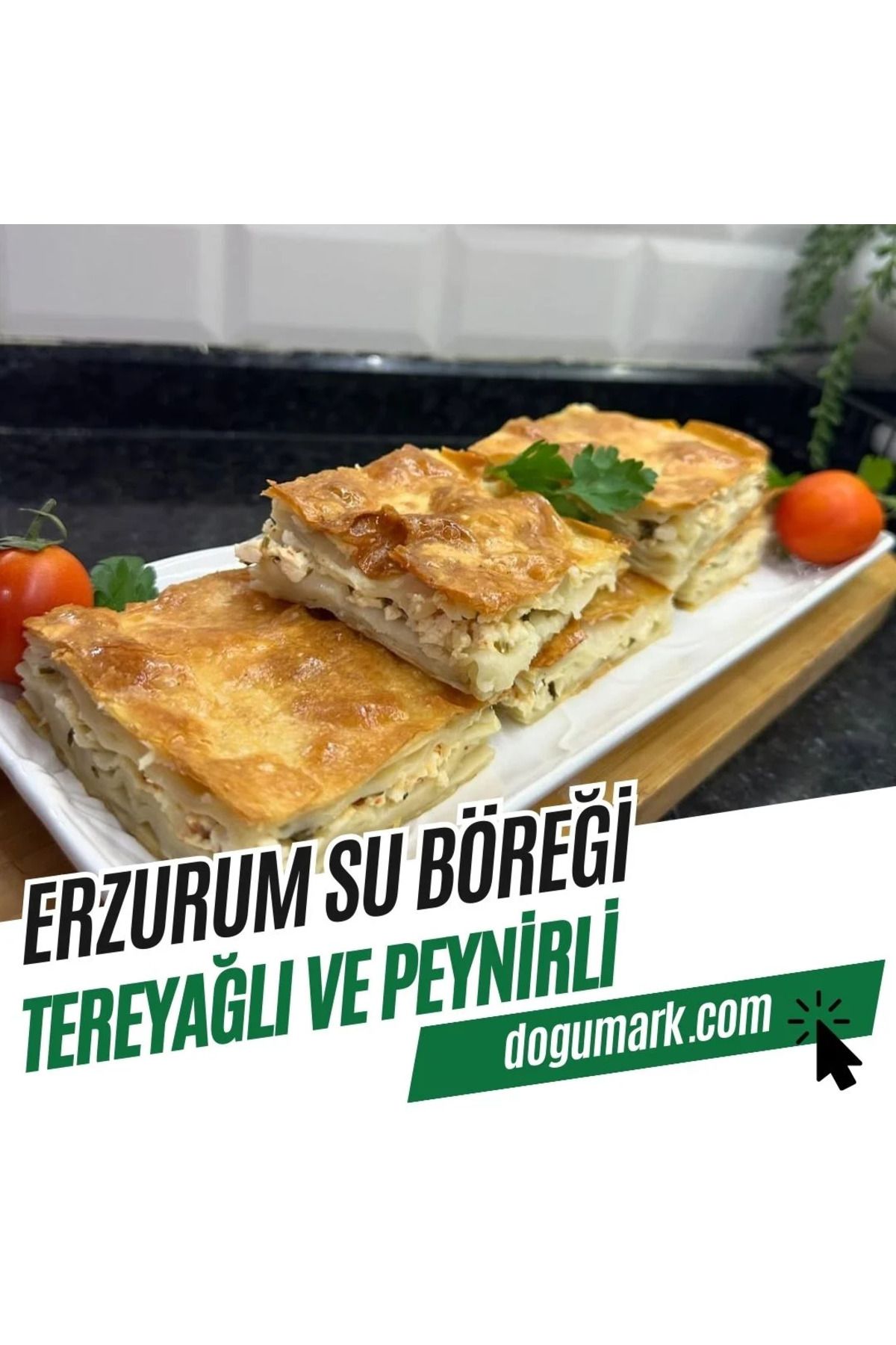 DoğuMark Erzurum Su Böreği - Tereyağlı ve Peynirli (1 Kg)