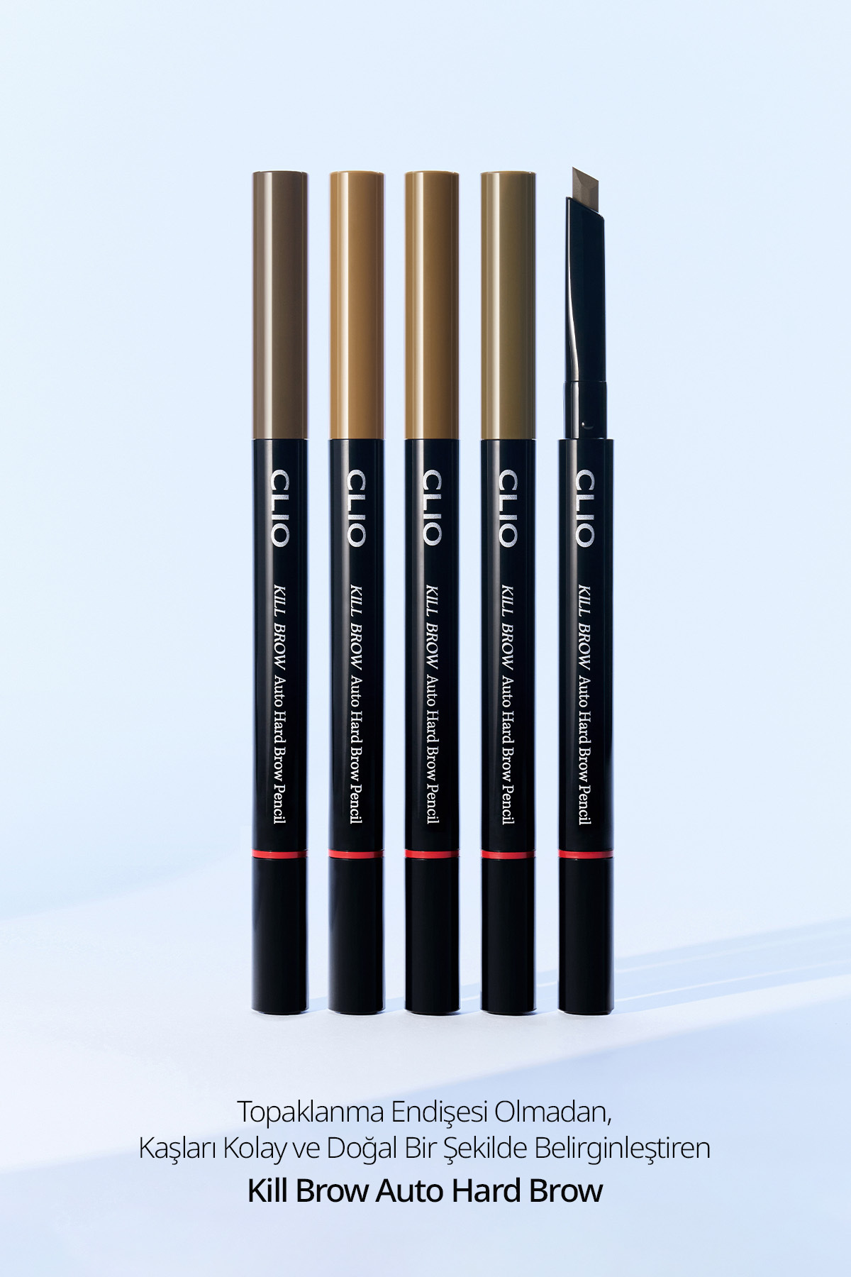 CLIO-Fine Hex Tip Eyebrow Pencil Clio Kill Brow Auto Hard Brow Pencil (03 Peanut Brown) 7