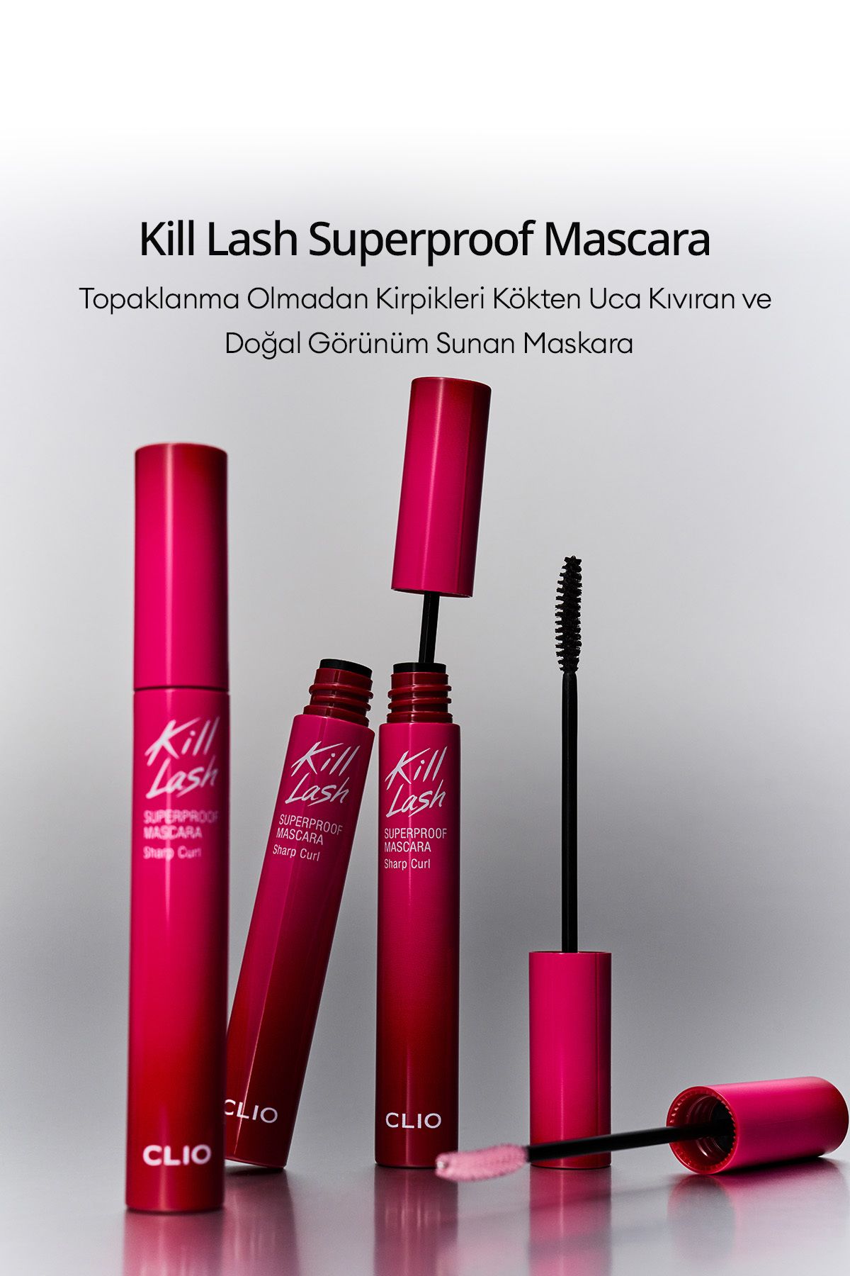 CLIO-Clio Kill Lash Superproof Mascara - Lasting & Deep to Deep Curl with Eyelashes Detail (010 Sharp Curl) 7