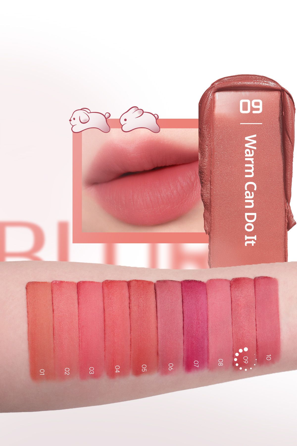 PERIPERA-Tint Peripera over Blur Tint (009 Warm Can Do It) (Tteok) 3