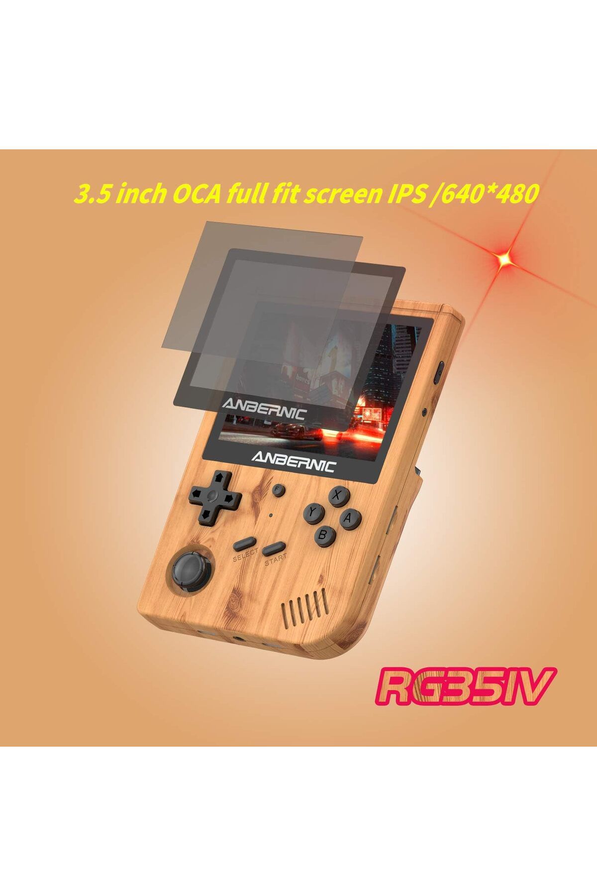 ANBERNIC-RG351V Handheld Game Console Open Source System Built-in WiFi 64G TF Card 2500 Classic Games 5
