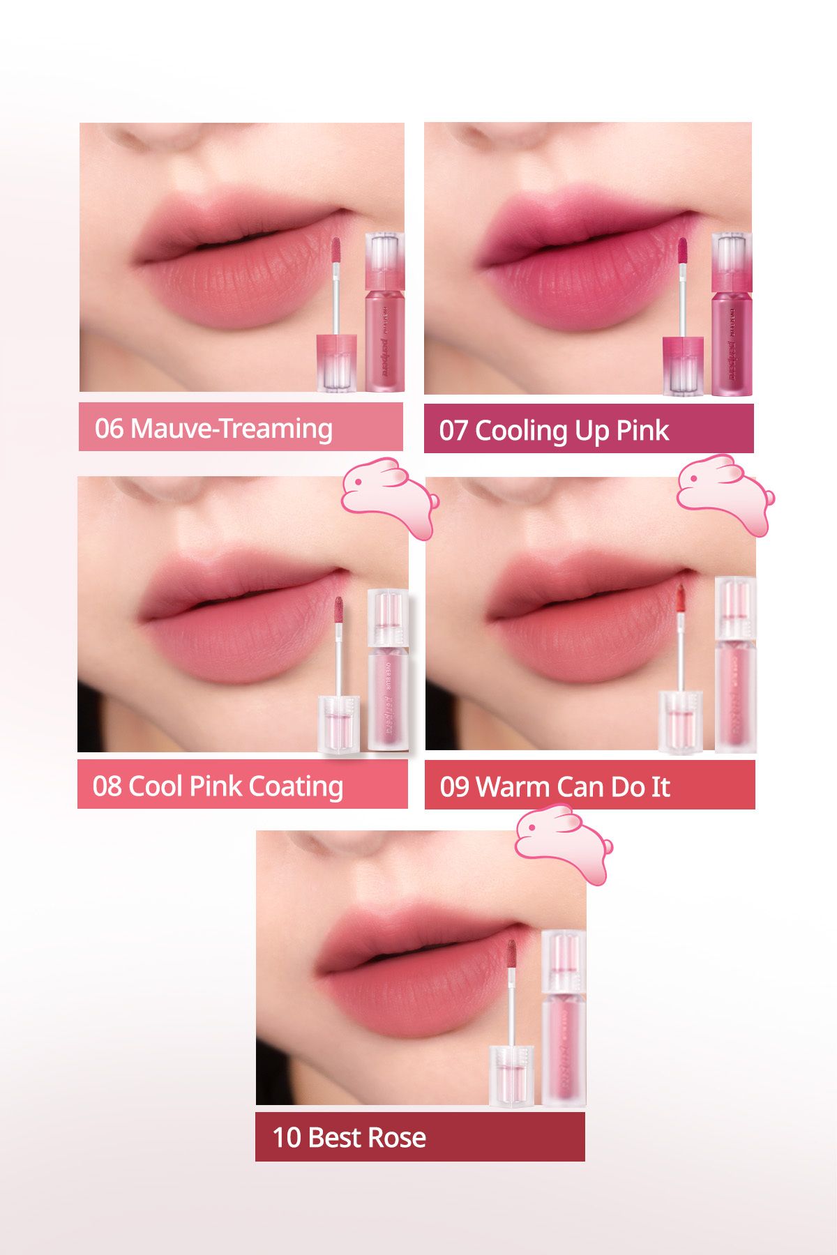PERIPERA-Tint Peripera over Blur Tint (009 Warm Can Do It) (Tteok) 5