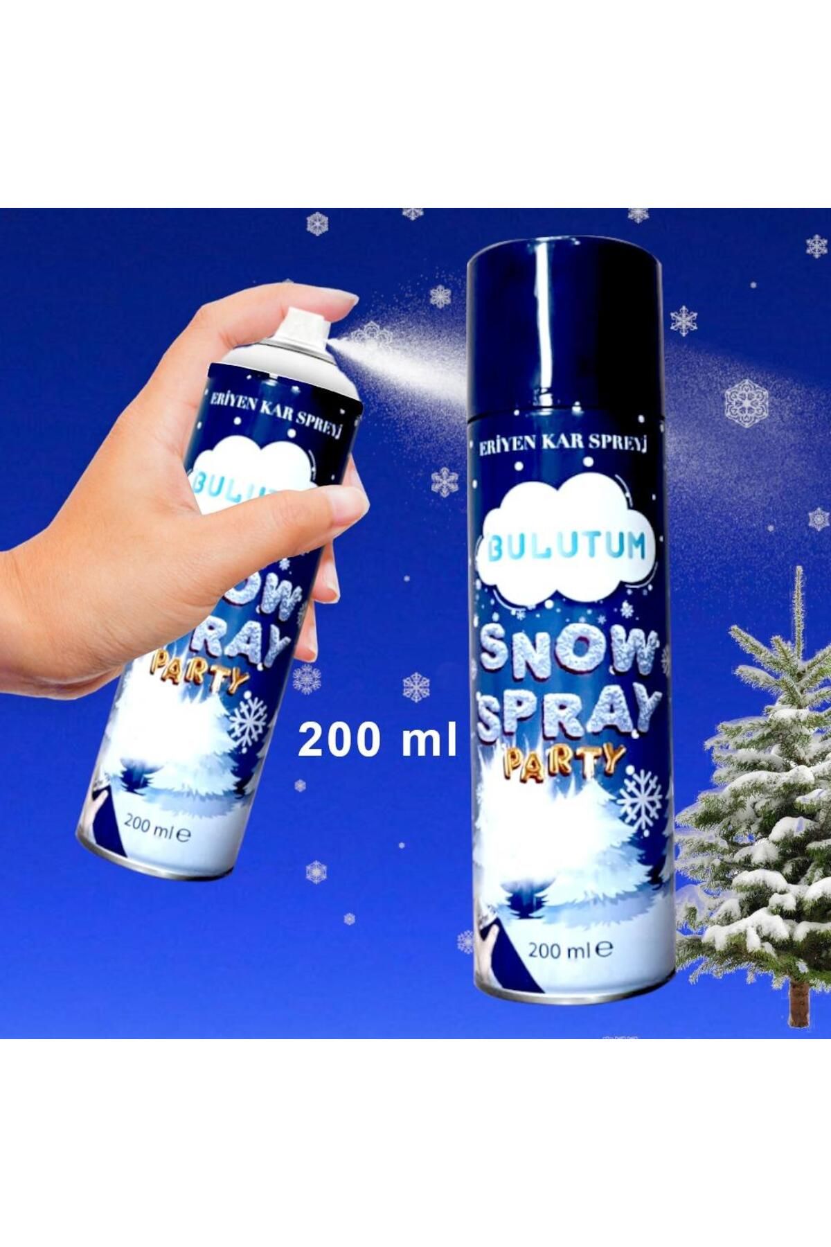 turkuaz parti ERİYEN KAR SPREYİ  200ml yılbaşı,parti,doğum günü