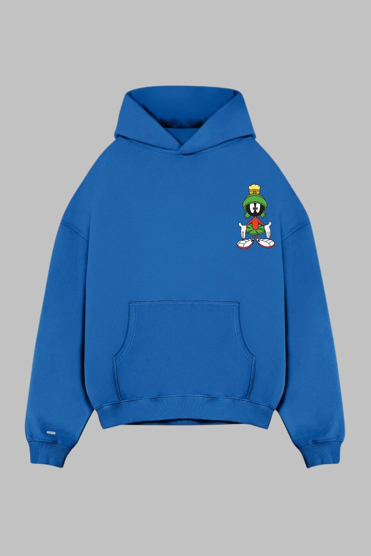 New Shine-Unisex Regular Cut Kangaroo Pocket Hooded Long Sleeve Looney Tunes Printed Sweatshirt 3