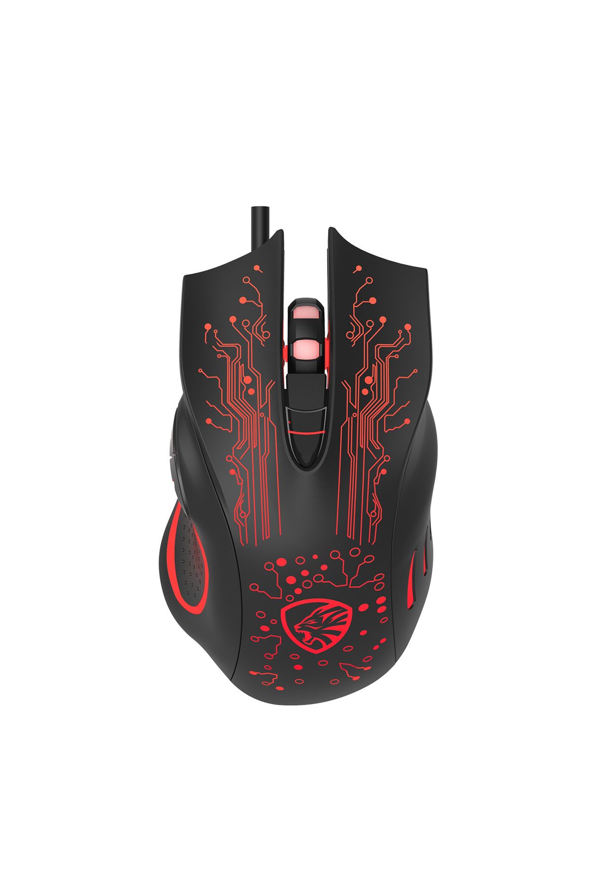 gaman X8 EAGLE 3600dpı 6 Button Rgb Siyah Gaming Oyuncu Mouse (1,5MT ÖRGÜLÜ KABLO)