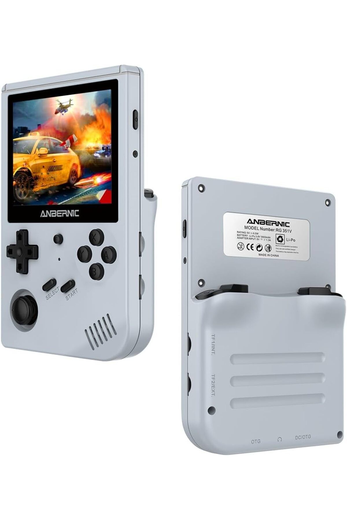ANBERNIC-RG351V Handheld Game Console Open Source System Built-in WiFi 64G TF Card 2500 Classic Games 1