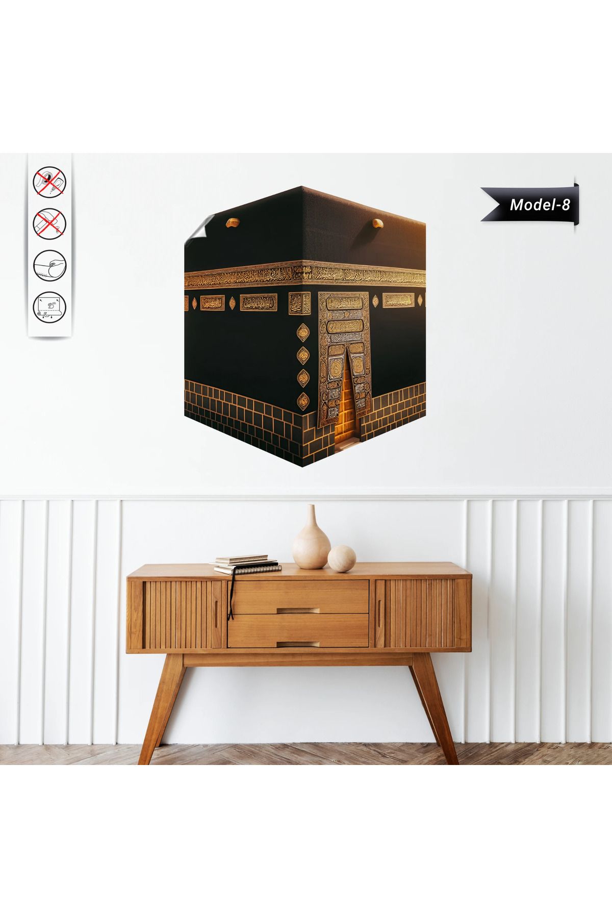ZERO LAND Kabe Tablo - Poster Dini (Model- 8) 60 CM X 70 CM DRSTR
