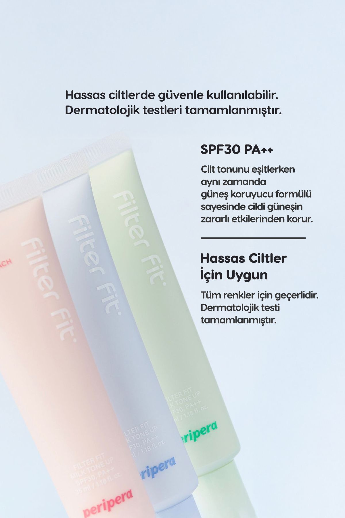 PERIPERA-Cream Tone Equalizing Filter - Neutralizing Redness, Spf30, Milk Tone up (003 Clear Mint) 5