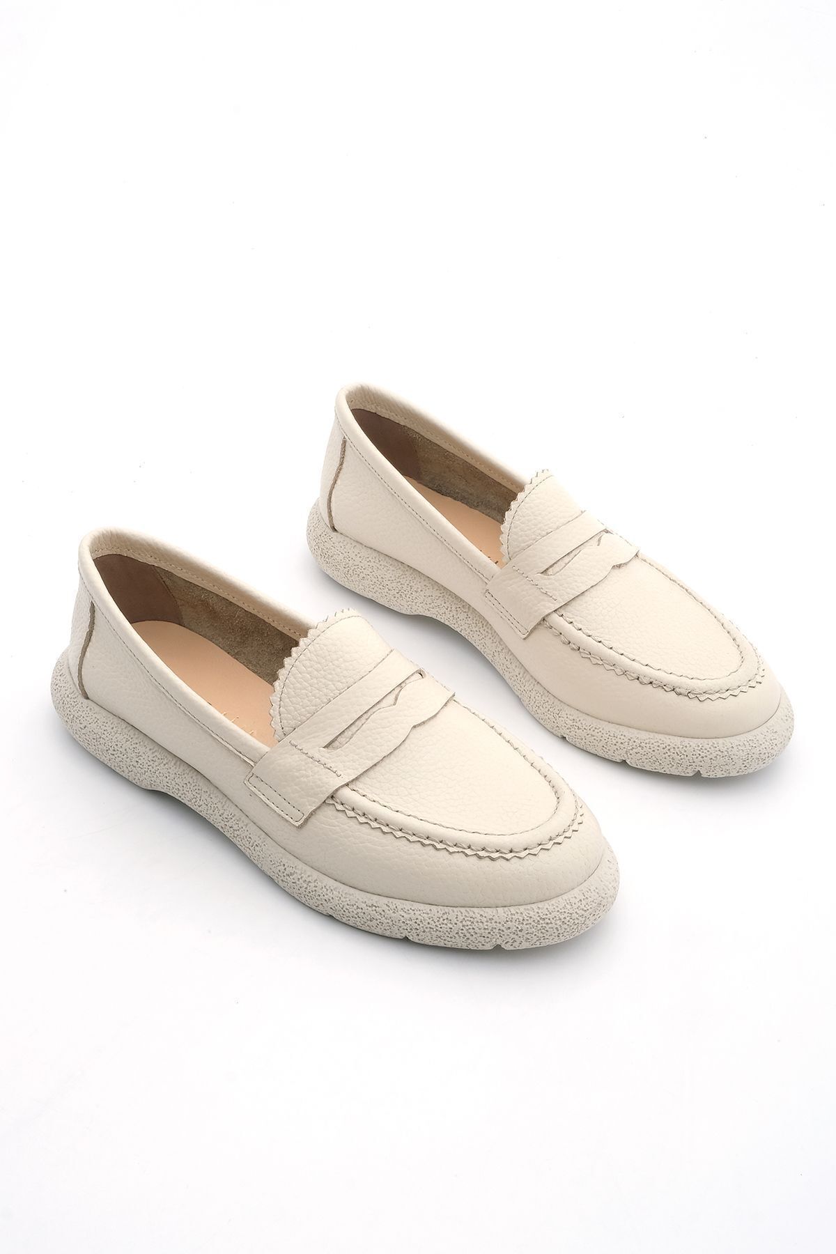 Marjin-Women's Loafer Casual Shoes Hema Beige 5