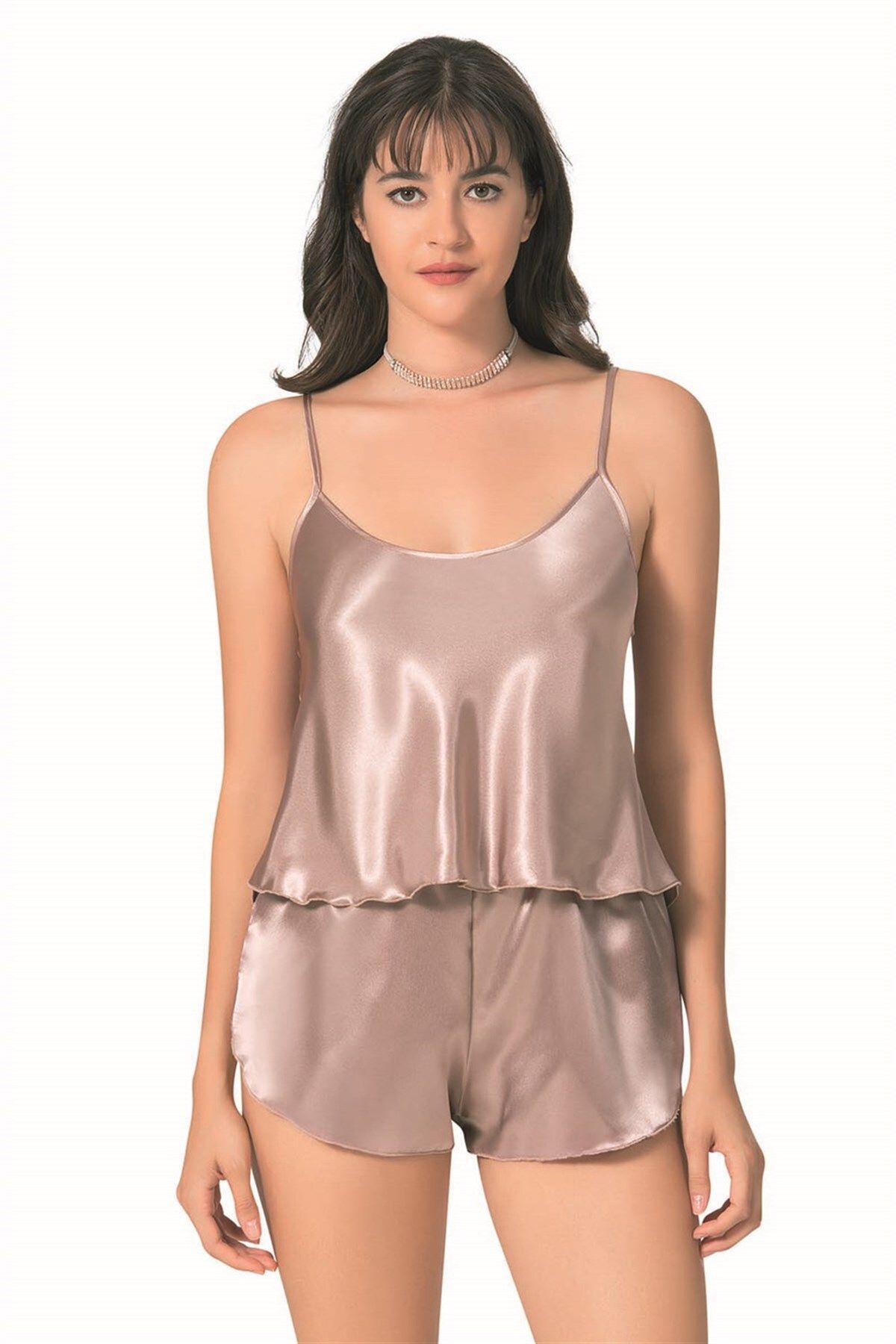opencart Yeni Opencart Vizon Saten Babydoll Şort Takımı Kampanya!!!