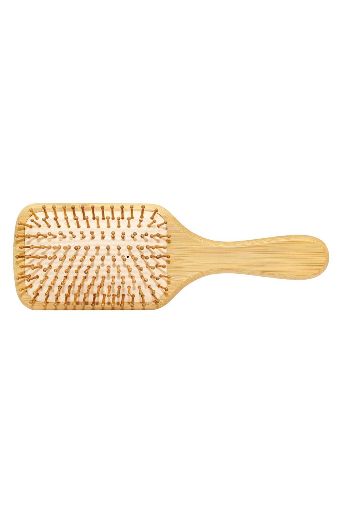 Roberta Lorenz-Cream Colored Wave Patterned Bamboo Toothed Acetate Comb 4