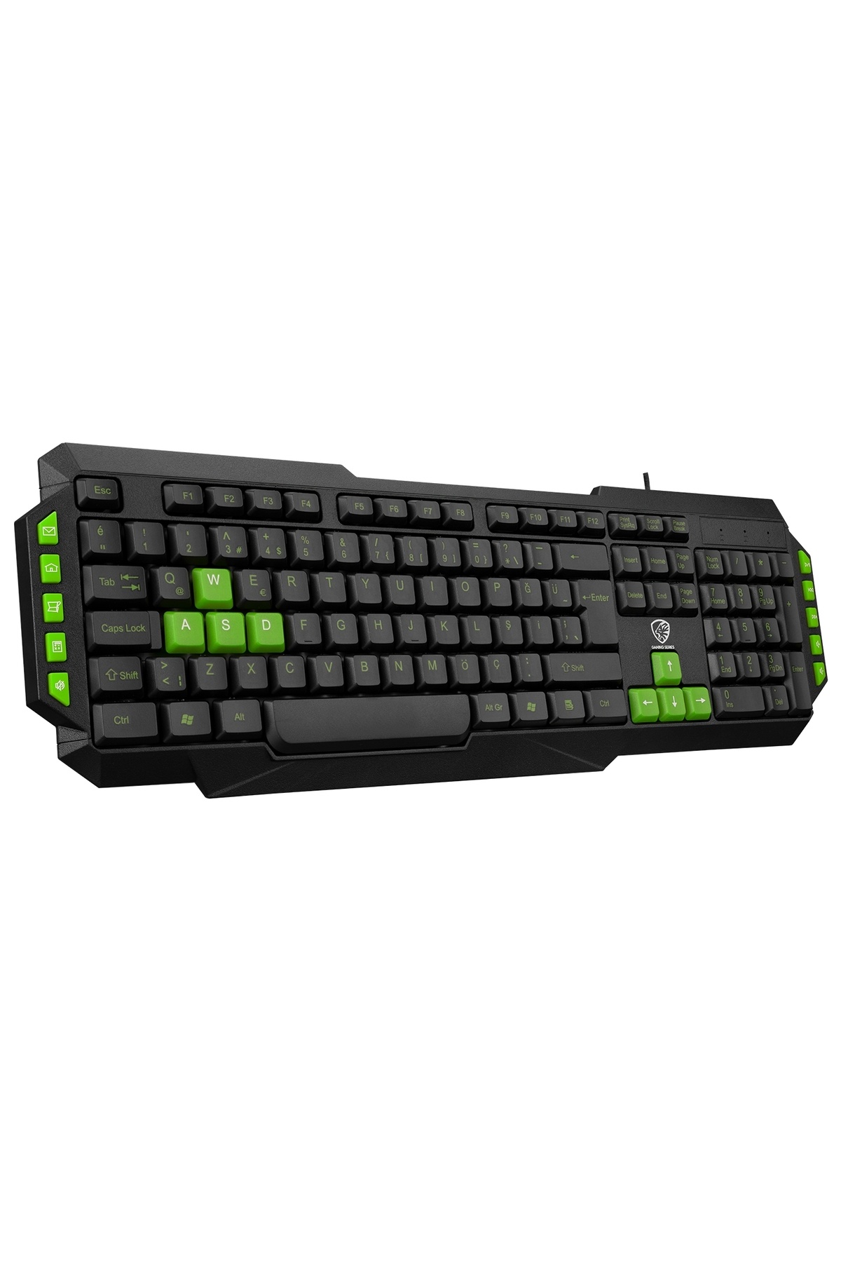 Genel Markalar Hytech Hyk-46 Gamy Siyah Usb Yeşil Tuşlu Q Gaming Oyuncu Klavyesi