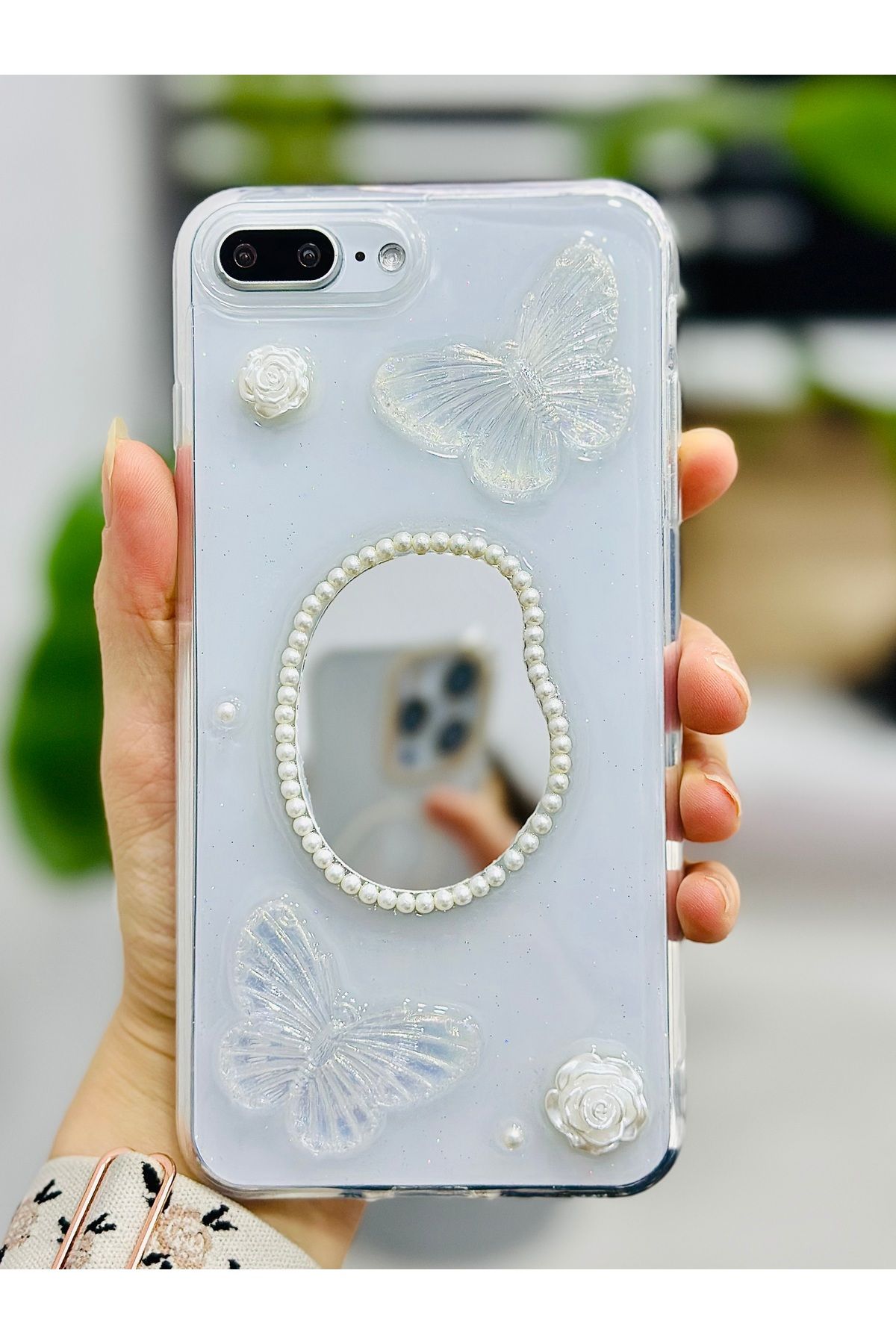 Go Aksesuar-حافظة سيليكون متوافقة مع هاتف IPhone 7 Plus - 8 Plus 2