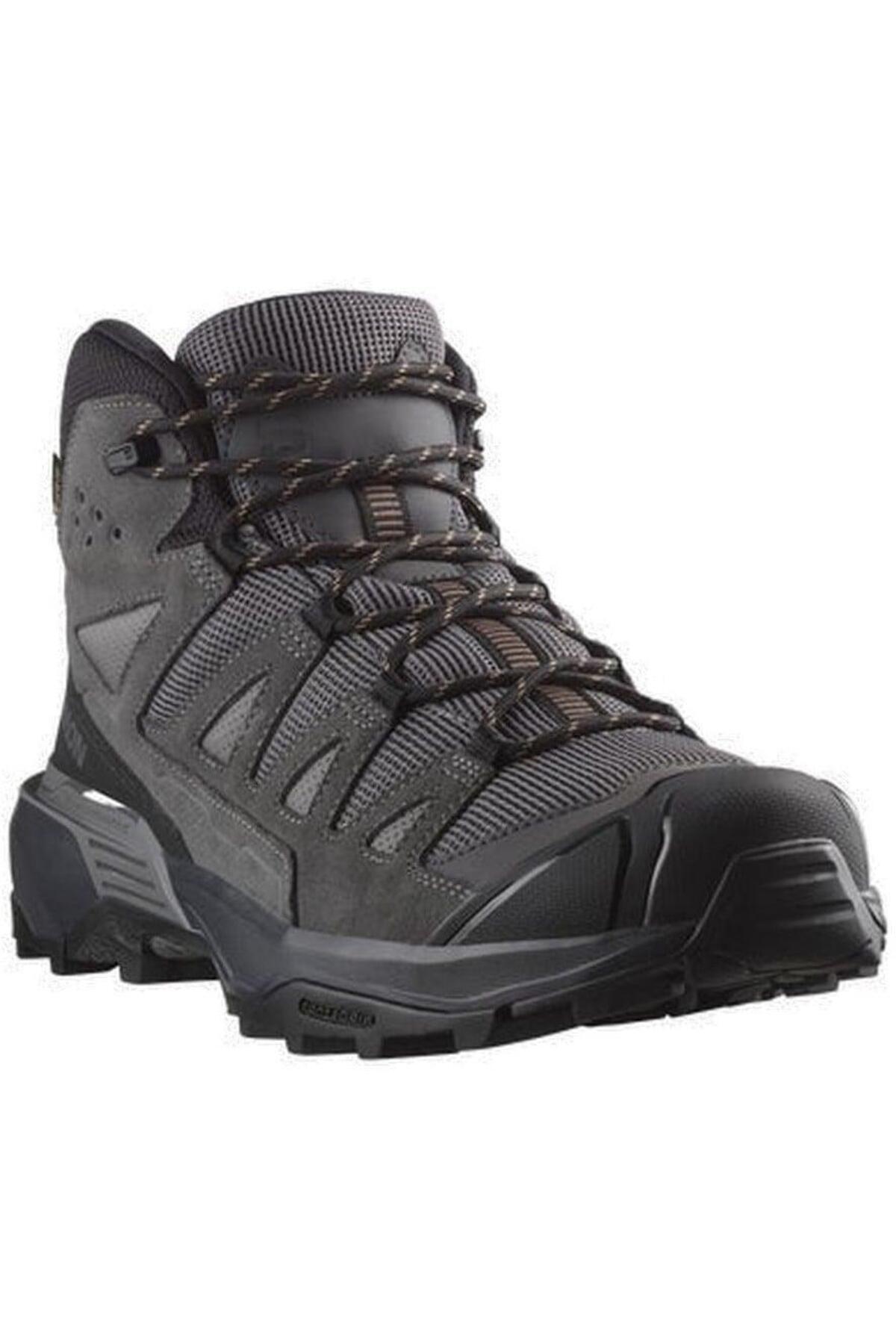 سالومون چکمه های مردانه بیرونی X Ultra 360 چرم Mid Gore-Tex - خاکستری سالومون چکمه های مردانه بیرونی X Ultra 360 چرم Mid Gore-Tex - خاکستری
