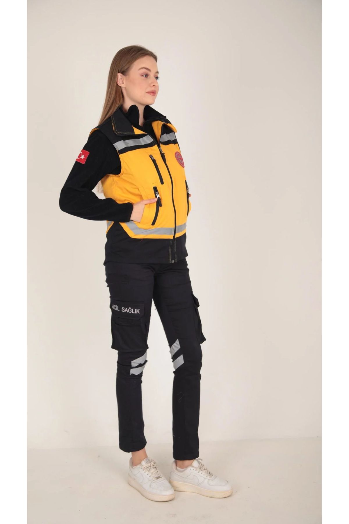 Ekg Medikal-112 Vestă de ambulanță medicală de urgență (unisex) 3