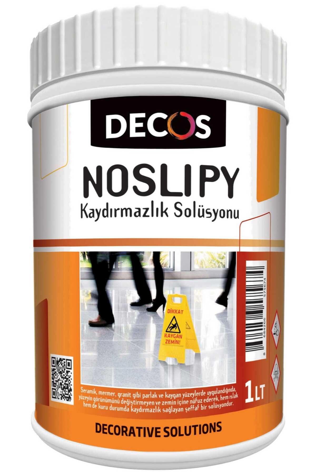 DECOS Noslıpy 1 Litre - Zeminde Kayganlık Önleyici Şeffaf Solüsyon