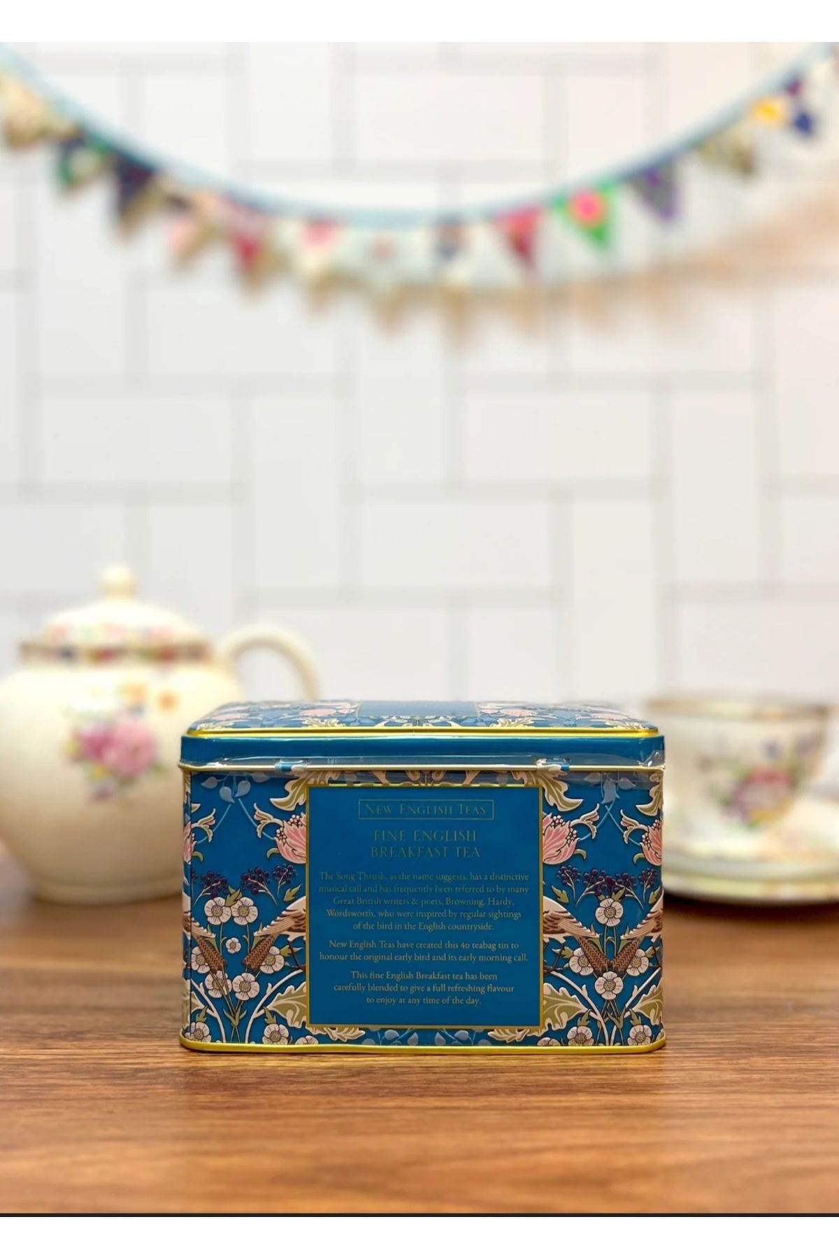 MyBalliStore-New English Spoon Tea - the Song Thrush & Berries 2