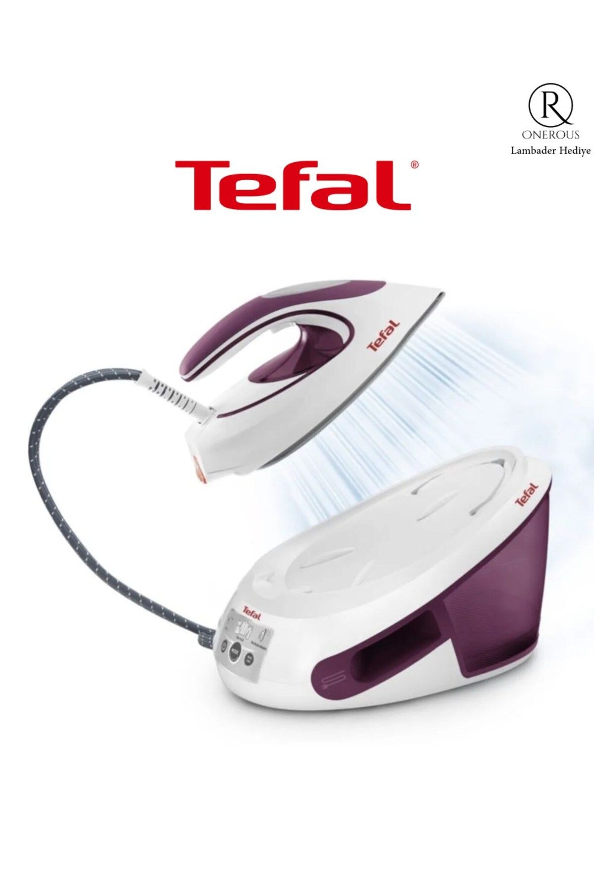 TEFAL buhar jeneratörlü ütüsü SV8054 Express Anti-Calc Buhar Kazanlı Ütü