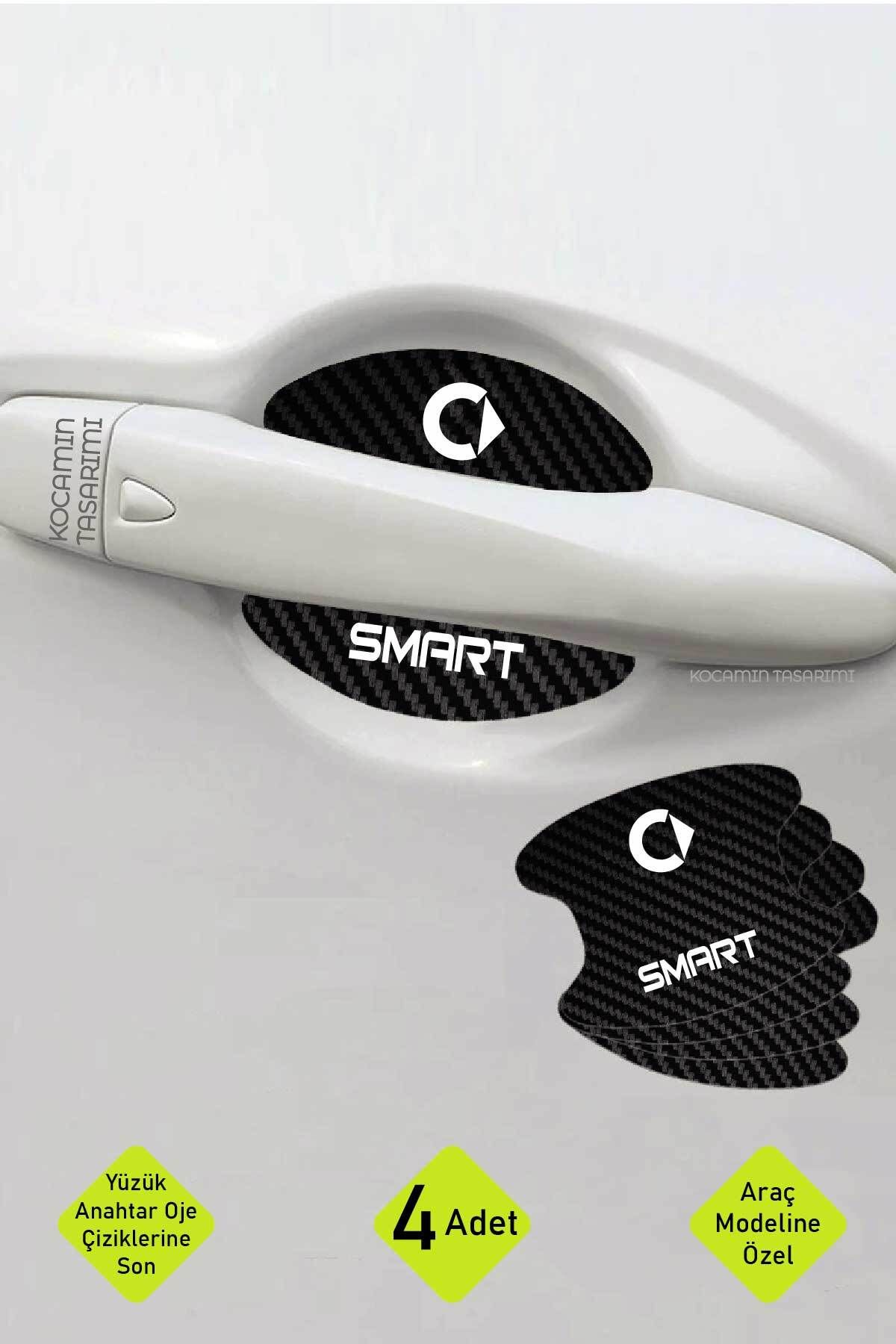 Kocamın Tasarımı-Carbon Pattern Smart Foil Set - Inner Door Pit and Anti-Scratch 1