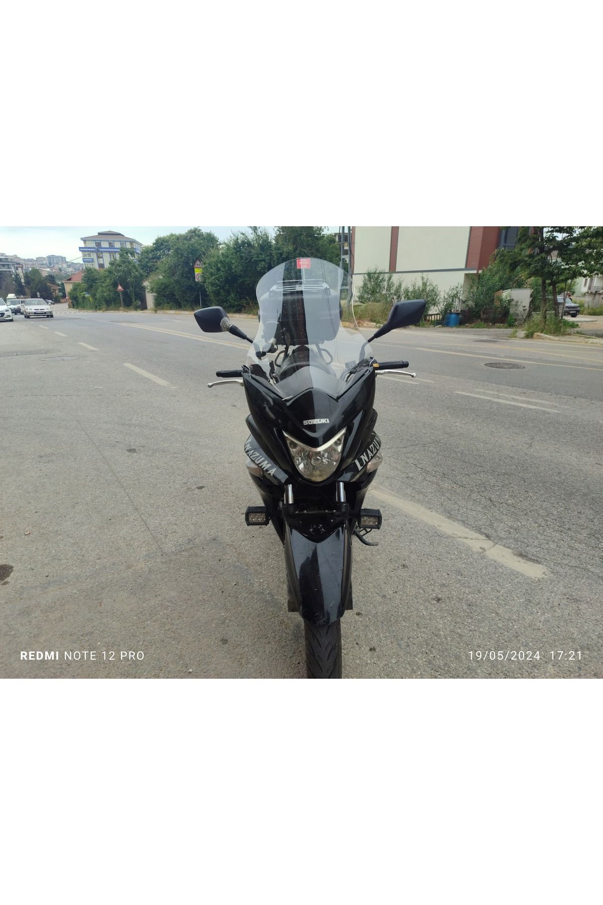 Suzuki İnazuma GW 250F Siperlik Ön Cam 2012-2017 Model 50cm Şeffaf Renkli 4mm