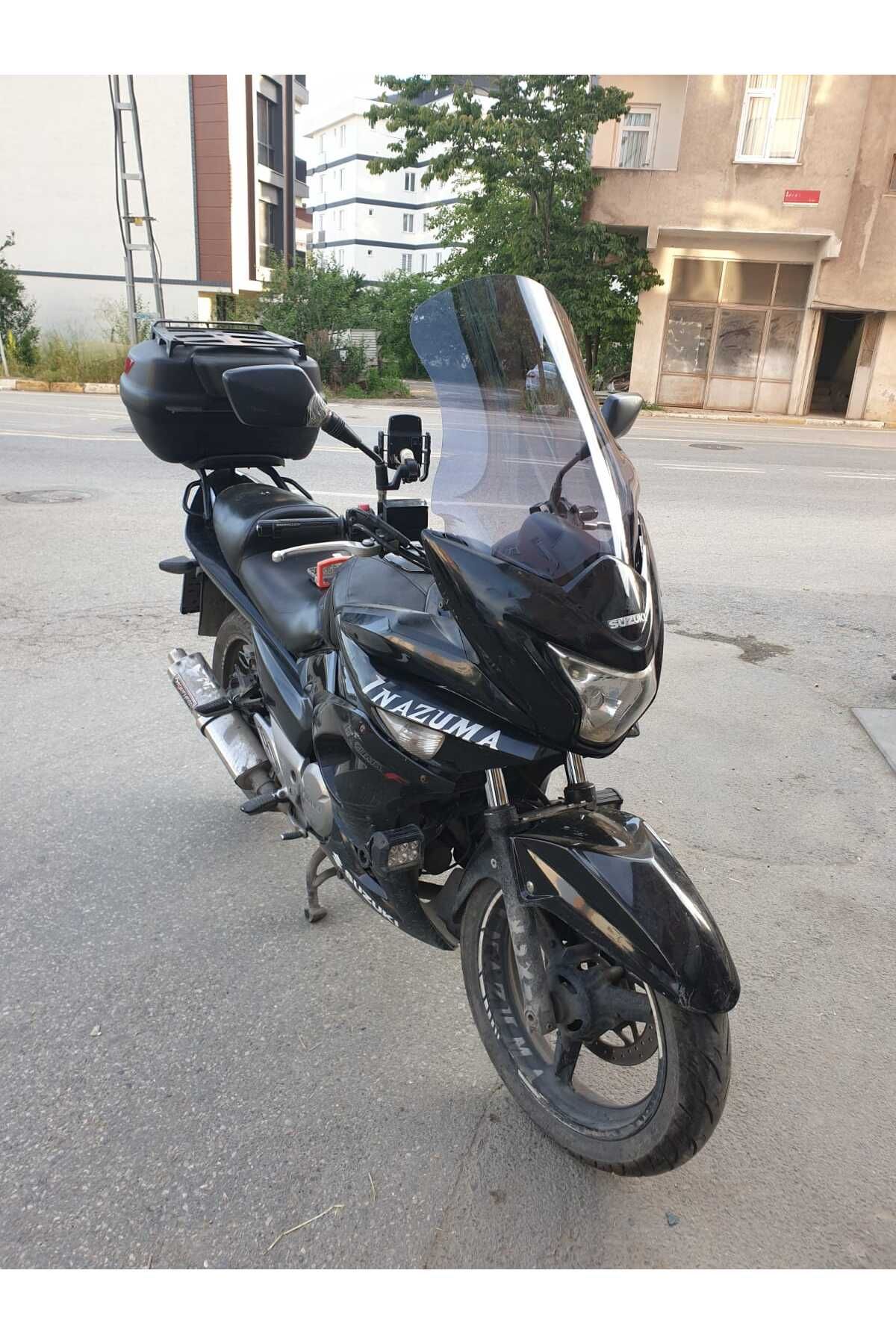 Suzuki İnazuma GW 250F Siperlik Ön Cam 2012-2017 Model 50cm Füme Renkli 4mm