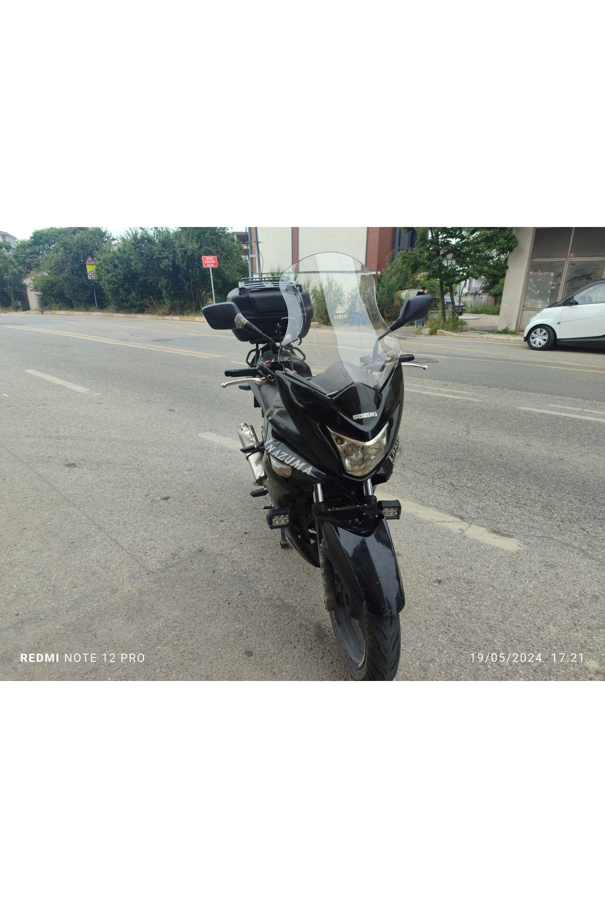 Suzuki İnazuma GW 250F Siperlik Ön Cam 2012-2017 Model 50cm Şeffaf Renkli 4mm