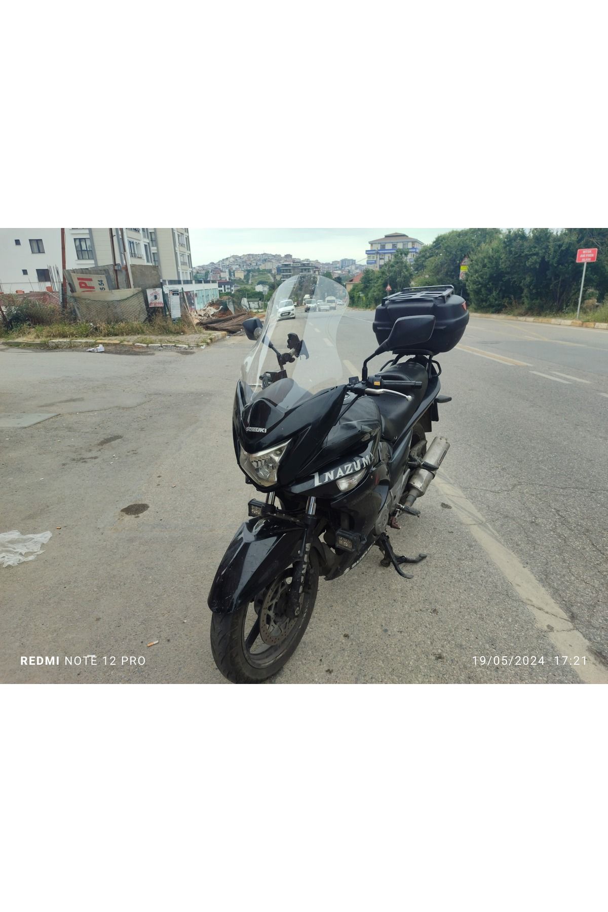 Suzuki İnazuma GW 250F Siperlik Ön Cam 2012-2017 Model 50cm Şeffaf Renkli 4mm
