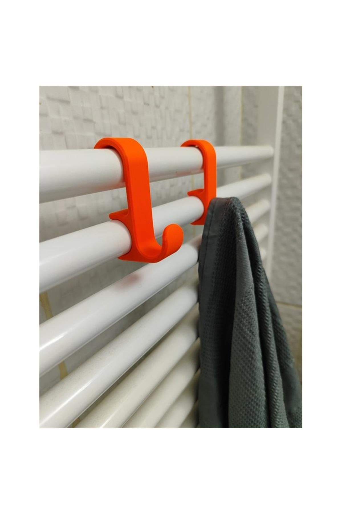 GENCAX-Orange Towel Rack - 4 Pieces 1