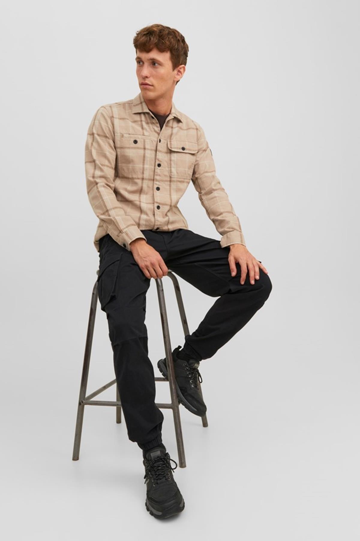شلوار مردانه راسته فاق نرمال | جک اند جونز Jack & Jones 4SEPNBS35710 - تصویر 5