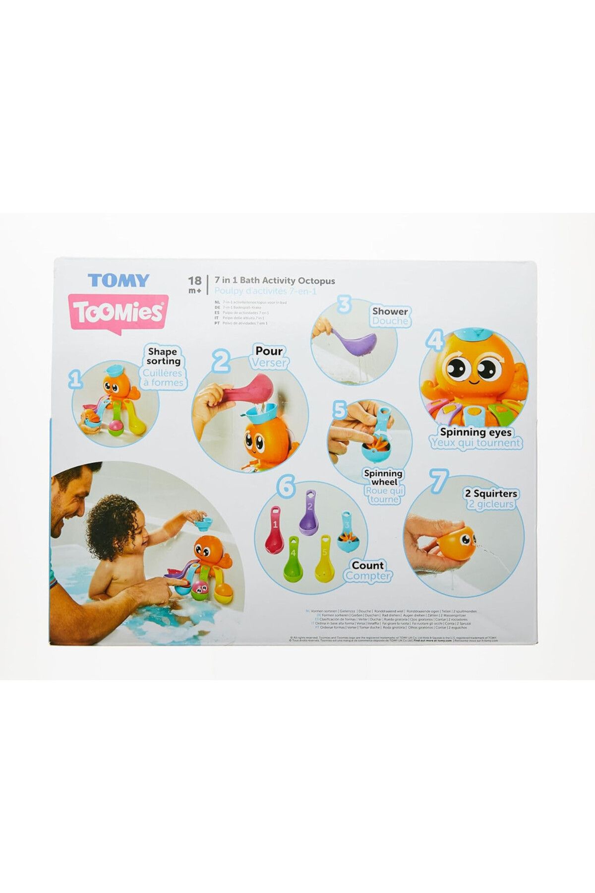Tomy-7 In 1 Bath Activity Octopus 3