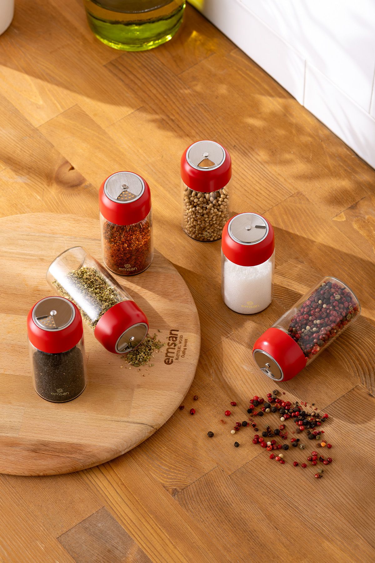 Emsan-Simple 6 Piece Spice Rack 2