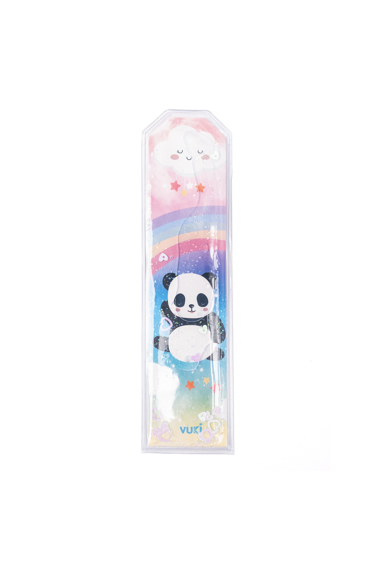 VUKİ-Semn de carte cu model panda argintiu 1