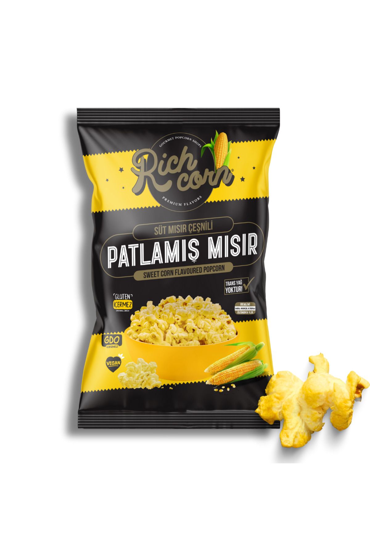 Rich Corn SÜT MISIR ÇEŞNİLİ PATLAMIŞ MISIR 65G