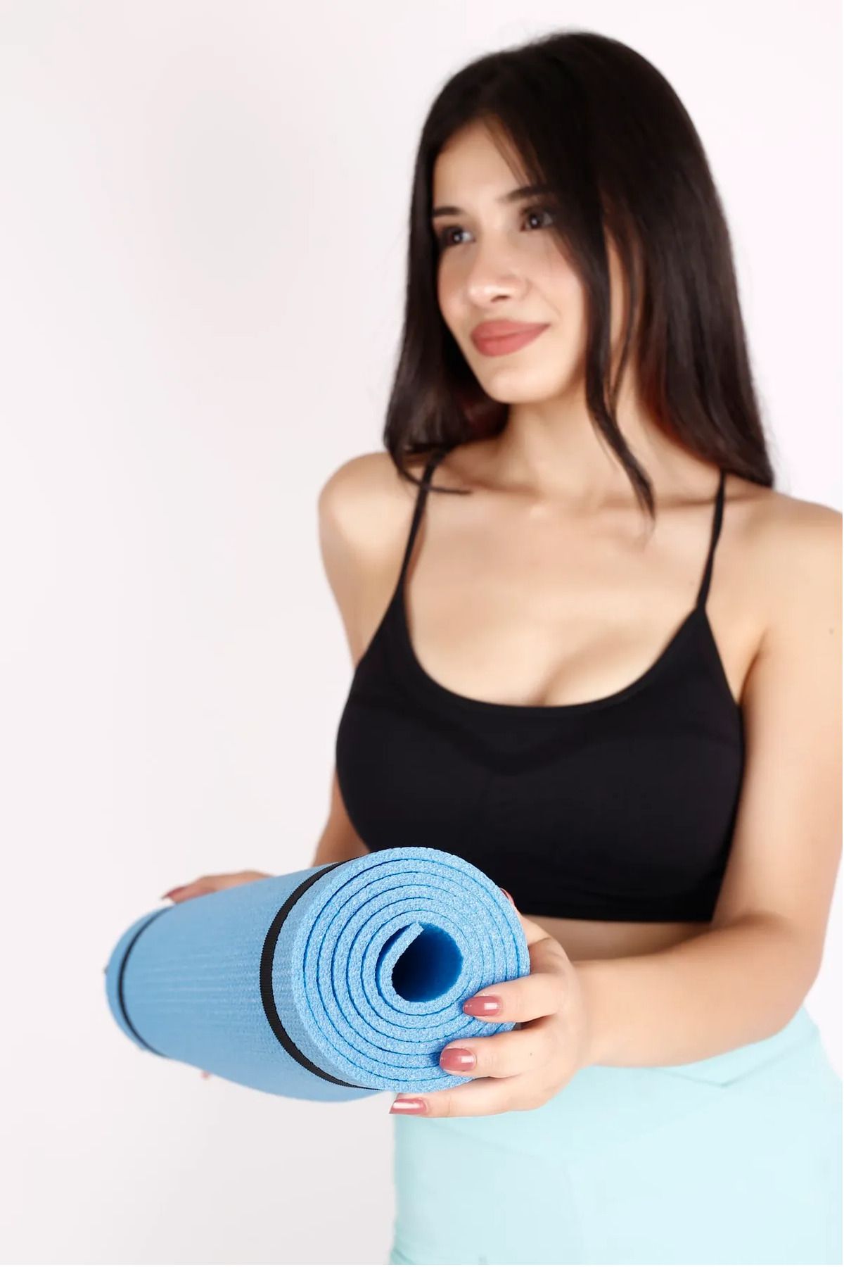 PLUSSPORT PLUS SPORT 7 MM PİLATES VE YOGA MATI MAVİ