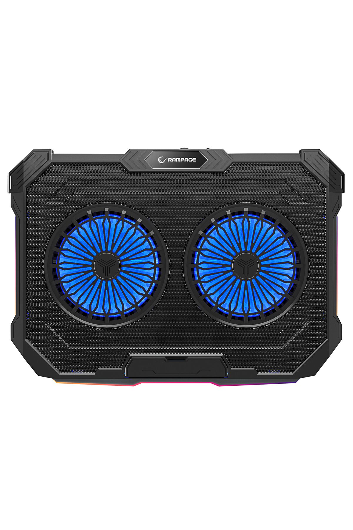 ADDISON-Rampage Sirius S46 Rgb 17.3 - Notebook Cooler with Light, 2 Fans, Height Adjustment 3
