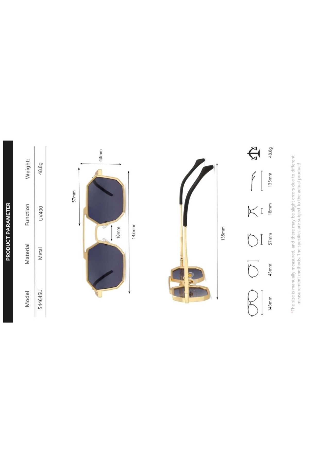 Uniquetrenders-Women's Steampunk Gretel Gold Metal Sunglasses 8