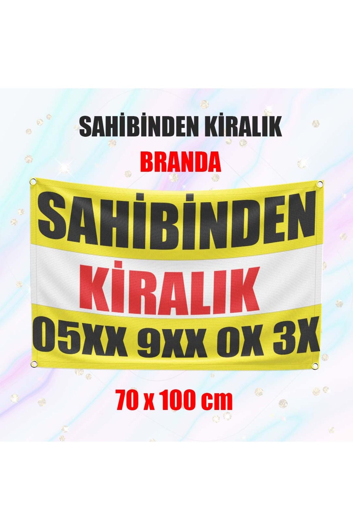 Parti Tasarla-Tarpaulin 70X100 cm Poster for Rental from the Owner - Banners 1