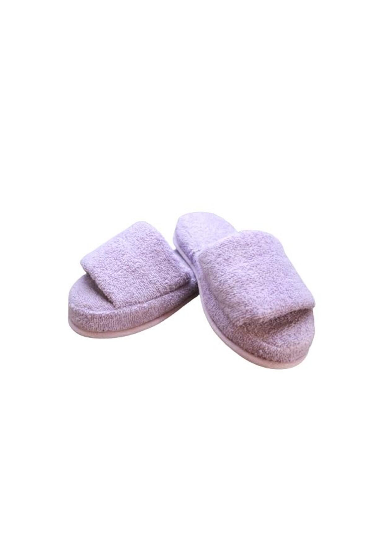 Ender Home-Maternity Slippers - Towel, Non-Slip and Thick Open Toe Bathroom Home Hotel 1