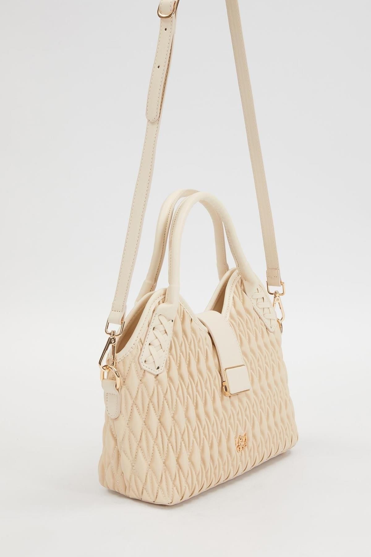 Levidor-Shoulder Bag - Beige 2