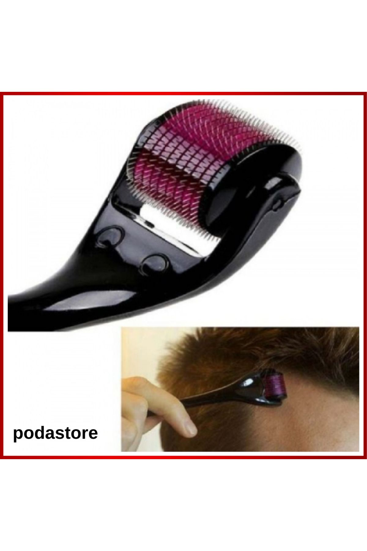 podastore Cilt Bakımı İçin 0.5 mm Derma Roller – 540 Titanyum Mikro İğne Teknolojisi